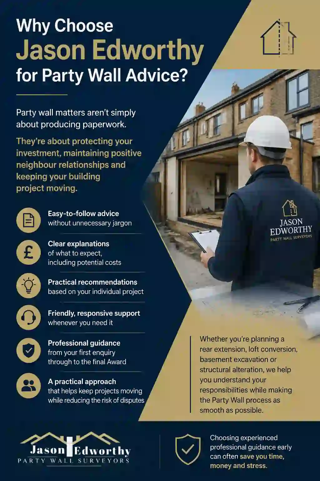 Why Choose Jason Edworthy for Party Wall Advice Trowbridge?